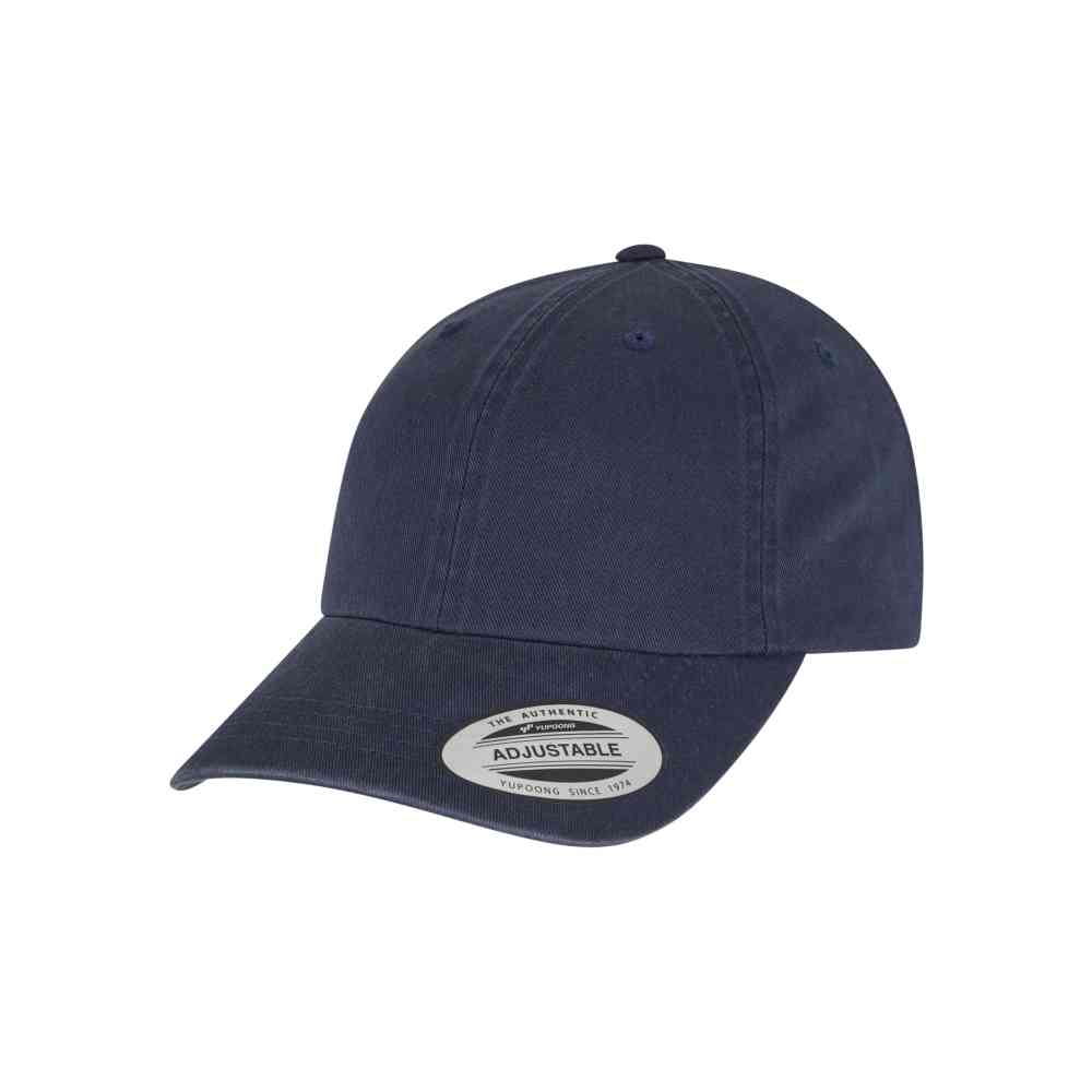 Flexfit - Low Profile Garment Washed Snapback Cap - Dark blue